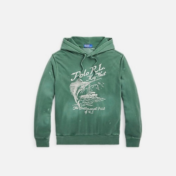 Polo Ralph Lauren Embroidered Fleece Graphic Hoodie - Picture 5 of 11